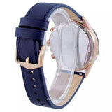  Shop Authentic Fossil Forrester Chronograph Blue Dial Blue Leather Strap Watch for Men - FS5814 - Luxxuri