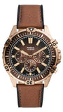  Shop Authentic Fossil Garrett Chronograph Brown Dial Brown Leather Strap Watch for Men - FS5867 - Luxxuri