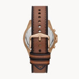  Shop Authentic Fossil Garrett Chronograph Brown Dial Brown Leather Strap Watch for Men - FS5867 - Luxxuri