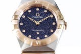  Shop Authentic Omega Constellation Quartz Diamonds Blue Dial Two Tone Steel Strap Watch for Women - 131.20.25.60.53.002 - Luxxuri