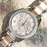  Shop Authentic Fossil Riley Multifunction Rose Gold Dial Two Tone Steel Strap Watch for Women - ES4145 - Luxxuri
