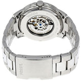  Shop Authentic Fossil Grant Skeleton Black Dial Silver Steel Strap Watch for Men - ME3055 - Luxxuri