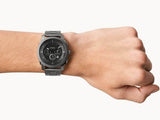  Shop Authentic Fossil Machine Chronograph Black Dial Grey Steel Strap Watch for Men - FS4662 - Luxxuri