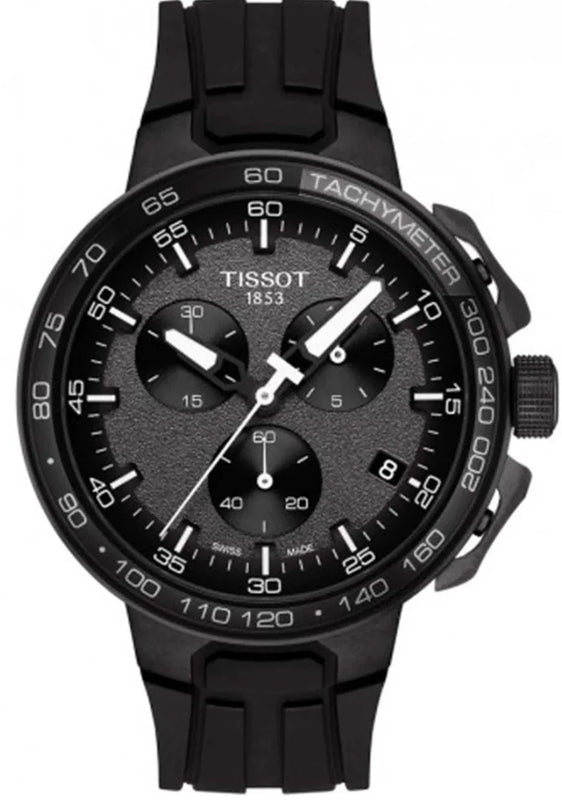  Shop Authentic Tissot T Race Cycling Chronograph Black Dial Black Rubber Strap Watch For Men - T111.417.37.441.03 - Luxxuri