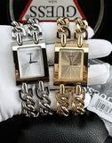  Shop Authentic Guess Mod Heavy Metal Silver Dial Silver Steel Strap Watch For Women - W1117L1 - Luxxuri