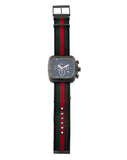 Shop Authentic Gucci Coupe Chronograph Quartz Black Two Tone NATO Strap Watch For Men - YA131202 - Luxxuri
