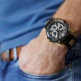  Shop Authentic Guess Delta Black Dial Black Rubber Strap Watch for Men - GW0051G2 - Luxxuri