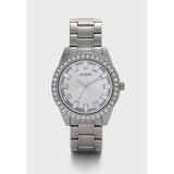 Shop Authentic Guess Sparkler Diamonds Silver Dial Silver Steel Strap Watch for Women - GW0111L1 - Luxxuri