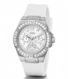  Shop Authentic Guess Venus Diamonds White Dial White Rubber Strap Watch for Women - GW0118L3 - Luxxuri
