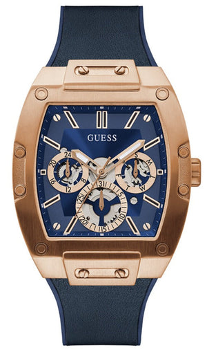  Shop Authentic Guess Phoenix Multifunction Blue Dial Blue Rubber Strap Watch for Men - GW0202G4 - Luxxuri