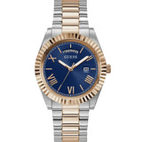  Shop Authentic Guess Connoisseur Quartz Blue Dial Two Tone Steel Strap Watch For Men - GW0265G12 - Luxxuri