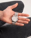  Shop Authentic Guess Connoisseur Silver Dial Silver Steel Strap Watch for Men - GW0265G6 - Luxxuri