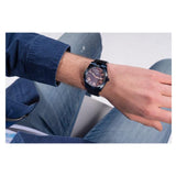  Shop Authentic Guess Connoisseur Quartz Blue Dial Blue Steel Strap Watch For Men - GW0265G9 - Luxxuri