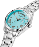  Shop Authentic Guess Luna Quartz Blue Dial Silver Steel Strap Watch For Women - GW0308L4 - Luxxuri