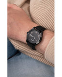 Shop Authentic Guess Connoisseur Black Dial Black Leather Strap Watch For Men - GW0353G1 - Luxxuri