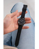  Shop Authentic Guess Connoisseur Black Dial Black Leather Strap Watch For Men - GW0353G1 - Luxxuri
