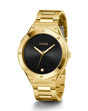  Shop Authentic Guess Scope Quartz Black Dial Gold Steel Strap Watch for Men - GW0427G2 - Luxxuri