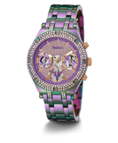  Shop Authentic Guess Heiress Multifunction Diamonds Purple Dial Purple Steel Strap Watch for Women - GW0440L3 - Luxxuri