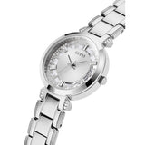  Shop Authentic Guess Night Life Clear Silver Dial Silver Steel Strap Watch for Women - GW0470L1 - Luxxuri