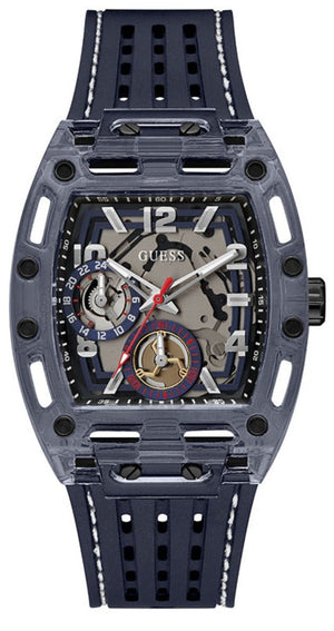  Shop Authentic Guess Phoenix Chronograph Black Dial Black Rubber Strap Watch for Men - GW0499G1 - Luxxuri