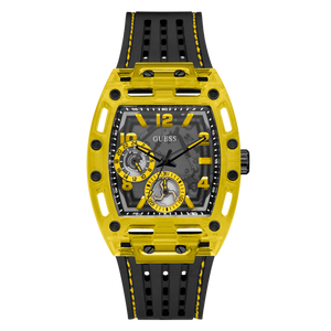  Shop Authentic Guess Phoenix Chronograph Black Dial Black Rubber Strap Watch for Men - GW0499G2 - Luxxuri