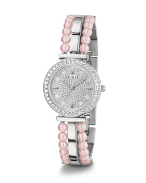  Shop Authentic Guess Gala Diamonds Silver Dial Two Tone Steel Strap Watch for Women - GW0531L1 - Luxxuri