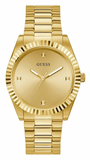  Shop Authentic Guess Connoisseur Analog Gold Dial Gold Steel Strap Watch For Men - GW0542G2 - Luxxuri