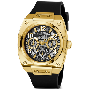  Shop Authentic Guess Prodigy Black Dial Black Silicone Strap Watch For Men - GW0569G2 - Luxxuri
