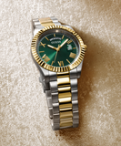  Shop Authentic Guess Connoisseur Green Dial Two Tone Steel Strap Watch for Men - GW0265G8 - Luxxuri