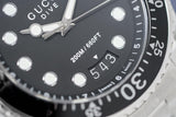  Shop Authentic Gucci Dive Analog Black Dial Silver Steel Strap Watch For Men - YA136208 - Luxxuri