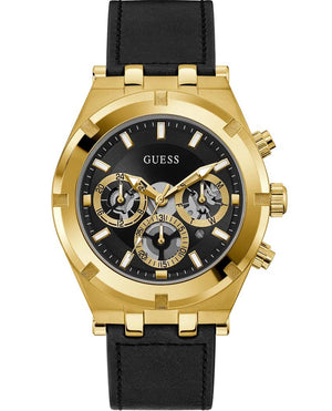  Shop Authentic Guess Continental Black Dial Black Rubber Strap Watch for Men - GW0262G2 - Luxxuri