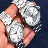  Shop Authentic Guess Connoisseur Silver Dial Silver Steel Strap Watch for Men - GW0265G6 - Luxxuri