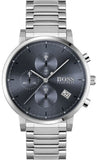  Shop Authentic Hugo Boss Integrity Blue Dial Silver Steel Strap Watch for Men - 1513779 - Luxxuri