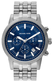  Shop Authentic Michael Kors Hutton Chronograph Blue Dial Blue Steel Strap Watch For Men - MK8952 - Luxxuri