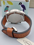  Shop Authentic Fossil Bronson Chronograph Green Dial Brown Leather Strap Watch for Men - FS5738 - Luxxuri