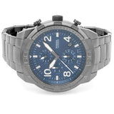  Shop Authentic Fossil Bronson Chronograph Blue Dial Grey Steel Strap Watch for Men - FS5711 - Luxxuri