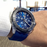  Shop Authentic Tag Heuer Formula 1 Chronograph Blue Dial Blue Rubber Strap Watch for Men - CAZ101AV.FT8077 - Luxxuri