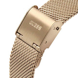  Shop Authentic Guess Tapestry Diamonds Rose Gold Dial Rose Gold Mesh Bracelet Watch for Women - GW0354L3 - Luxxuri
