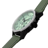  Shop Authentic Armani Exchange Banks Chronograph Green Dial Green Leather Strap Watch For Men - AX1725 - Luxxuri
