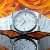  Shop Authentic Tissot PRX 40 White Dial White Rubber Strap Watch For Men -  T137.410.17.011.00 - Luxxuri