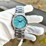  Shop Authentic Citizen Tsuyosa Automatic Turquoise Dial Silver Steel Strap Watch For Men - NJ0151-88M - Luxxuri