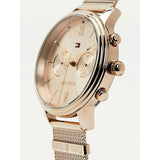  Shop Authentic Tommy Hilfiger Blake Quartz Gold Dial Gold Mesh Bracelet Watch for Women - 1782303 - Luxxuri