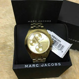  Shop Authentic Marc Jacobs Peeker Chronograph Gold Dial Gold Steel Strap Watch for Women - MBM3393 - Luxxuri