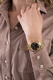  Shop Authentic Guess Luna Diamonds Black Dial Gold Steel Strap Watch for Women - GW0307L2 - Luxxuri
