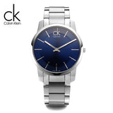  Shop Authentic Calvin Klein City Blue Dial Silver Steel Strap Watch for Men - K2G2114N - Luxxuri