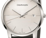  Shop Authentic Calvin Klein City White Dial Black Leather Strap Watch for Men - K2G2G1CD - Luxxuri