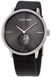  Shop Authentic Calvin Klein Accent Black Dial Black Leather Strap Watch for Men - K2Y211C3 - Luxxuri