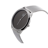  Shop Authentic Calvin Klein Minimal Grey Dial Silver Mesh Bracelet Watch for Women - K3M2212X - Luxxuri