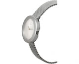  Shop Authentic Calvin Klein Firm White Dial Silver Mesh Bracelet Watch for Women - K3N23126 - Luxxuri