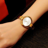  Shop Authentic Calvin Klein Impetuous White Dial Gold Steel Strap Watch for Women - K4F2N516 - Luxxuri